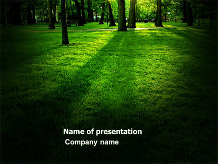 Templat PowerPoint Woods, Templat PowerPoint, 04082, Alam & Lingkungan — PoweredTemplate.com