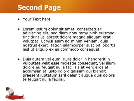 Templat PowerPoint Pijatan Jantung, Slide 2, 04089, Medis — PoweredTemplate.com