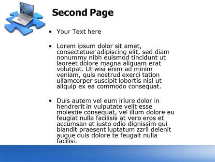 Laptop Data PowerPoint Template, Slide 2, 04108, Technology and Science — PoweredTemplate.com