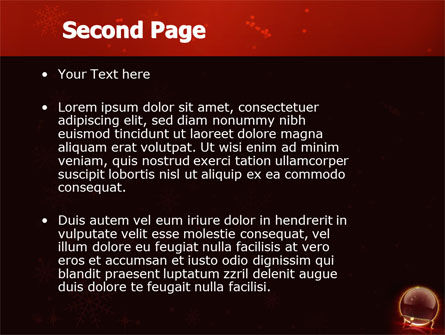 Fortune-telling PowerPoint Template, Slide 2, 04128, Holiday/Special Occasion — PoweredTemplate.com