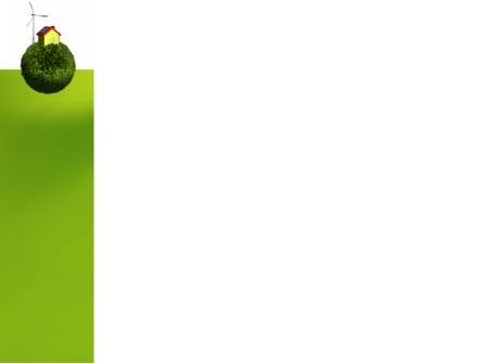 Modello PowerPoint - Planetoide verde, Slide 3, 04184, Natura & Ambiente — PoweredTemplate.com