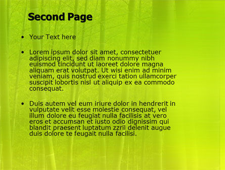 Plantilla de PowerPoint - arboleda de bambú, Diapositiva 2, 04227, Naturaleza y medio ambiente — PoweredTemplate.com