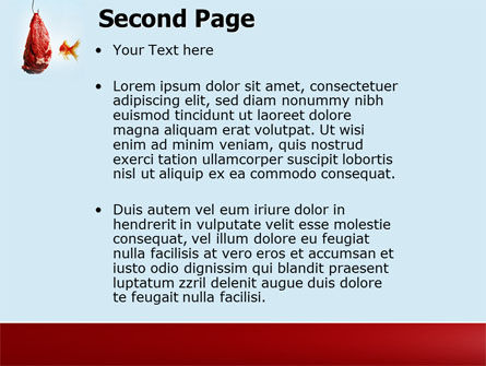 Köder PowerPoint Vorlage, Folie 2, 04262, Beratung — PoweredTemplate.com
