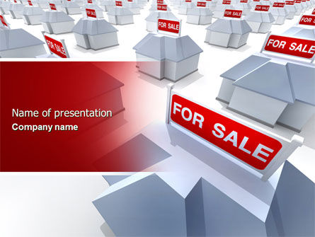 Real Estate In Massive Sale PowerPoint Template, Free PowerPoint Template, 04307, Construction — PoweredTemplate.com