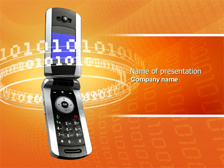 Mobile Service Provider PowerPoint Template, 04320, Telecommunication — PoweredTemplate.com