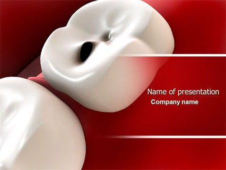 Caries PowerPoint Template, Free PowerPoint Template, 04322, Medical — PoweredTemplate.com