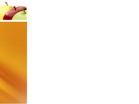 Modèle PowerPoint de pommes rouges et vertes, Diapositive 3, 04330, Agriculture — PoweredTemplate.com