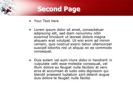 ジグソーパズル - PowerPointテンプレート, スライド 2, 04332, ビジネス — PoweredTemplate.com