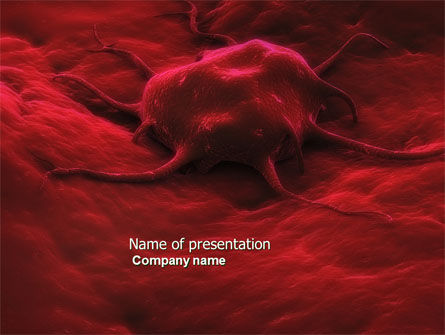 Cancer Cell PowerPoint Template, 04381, Medical — PoweredTemplate.com