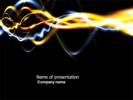 Gas PowerPoint Template, 04388, Abstract/Textures — PoweredTemplate.com