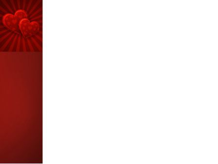 Modelo do PowerPoint - corações vermelhos, Deslizar 3, 04444, Feriados/Ocasiões Especiais — PoweredTemplate.com
