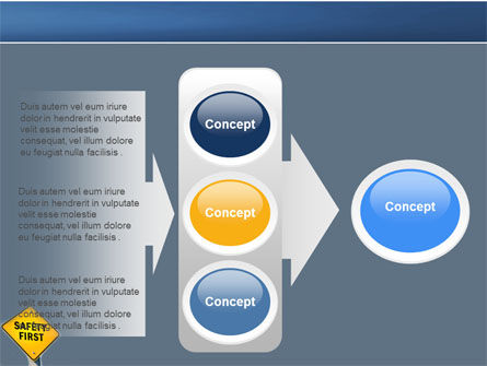 Safety First PowerPoint Template, Backgrounds | 04449 | PoweredTemplate.com