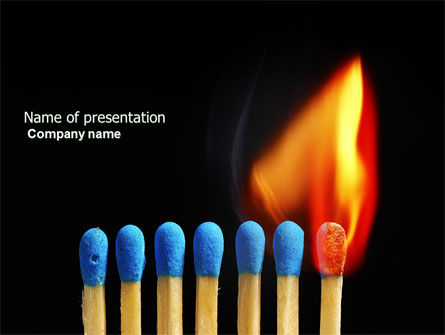 Match PowerPoint Template, 04453, Business Concepts — PoweredTemplate.com