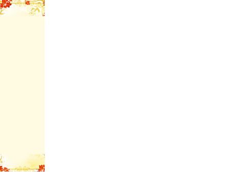 파워포인트 템플릿 - 붉은 단풍과 가을 테마, 슬라이드 3, 04462, 추상/직물 — PoweredTemplate.com