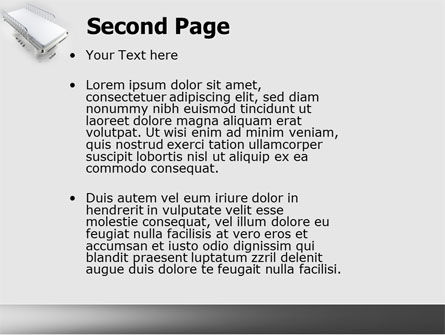 Templat PowerPoint Tandu Roda, Slide 2, 04491, Medis — PoweredTemplate.com