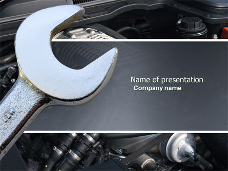 汽车修理PowerPoint模板, PowerPoint模板, 04522, 公用事业/工业 — PoweredTemplate.com