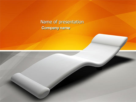 扶手椅放松PowerPoint模板, 免费 PowerPoint模板, 04553, 医药 — PoweredTemplate.com