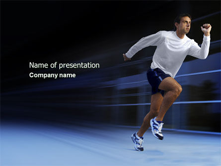 Streven PowerPoint Template, Gratis PowerPoint-sjabloon, 04561, Sport — PoweredTemplate.com