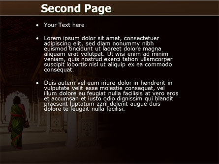 Hindu Temple PowerPoint Template, Slide 2, 04603, Art & Entertainment — PoweredTemplate.com
