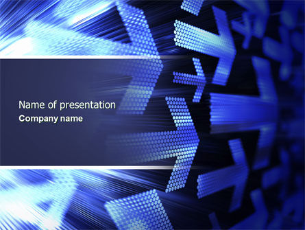 Pijl PowerPoint Template, Gratis PowerPoint-sjabloon, 04623, Business Concepten — PoweredTemplate.com