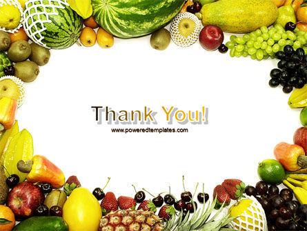  Fruit Profusion PowerPoint Template Backgrounds 04634 