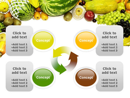 Plantilla De PowerPoint - Profusión De Frutas, Fondos | 04634 ...