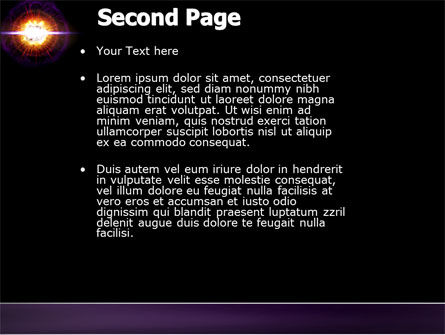 Supernova PowerPoint Template, Slide 2, 04660, Technology and Science — PoweredTemplate.com