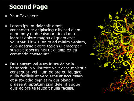 Modello PowerPoint - Albero leggiadramente, Slide 2, 04684, Natura & Ambiente — PoweredTemplate.com