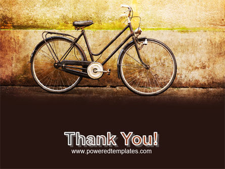 Bicycle PowerPoint Template, Backgrounds | 04720 | PoweredTemplate.com