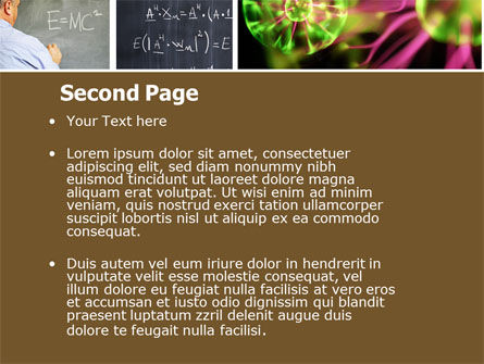 Lesson In Physics PowerPoint Template, Slide 2, 04732, Education & Training — PoweredTemplate.com