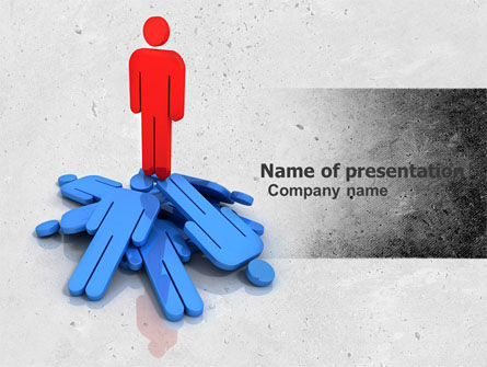 Winner PowerPoint Template, 04738, Business Concepts — PoweredTemplate.com