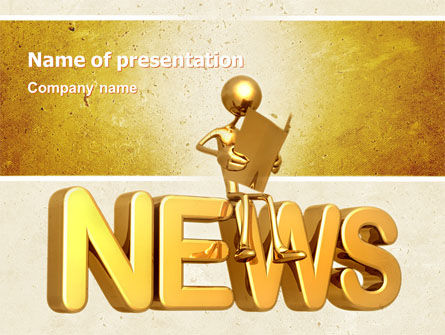Latest News PowerPoint Template, Free PowerPoint Template, 04766, Careers/Industry — PoweredTemplate.com