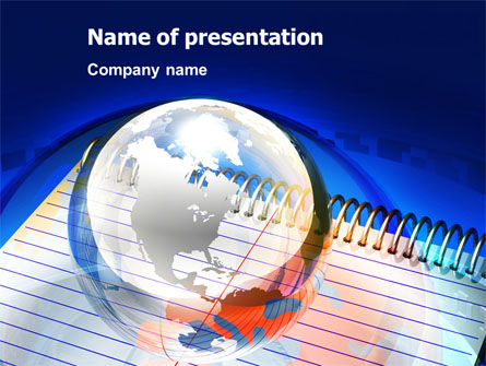 Business Notes PowerPoint Template, Free PowerPoint Template, 04771, Global — PoweredTemplate.com