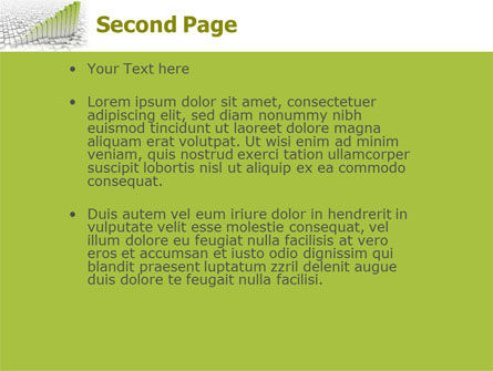Modello PowerPoint - Tasso grafico, Slide 2, 04779, Concetti del Lavoro — PoweredTemplate.com