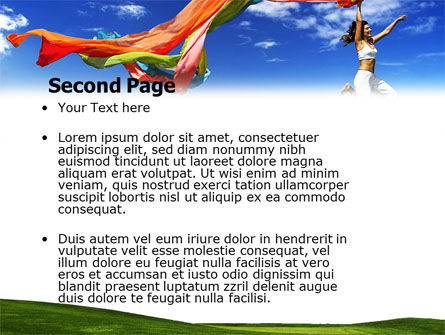 Modello PowerPoint - Ragazza fortunata, Slide 2, 04824, Medico — PoweredTemplate.com
