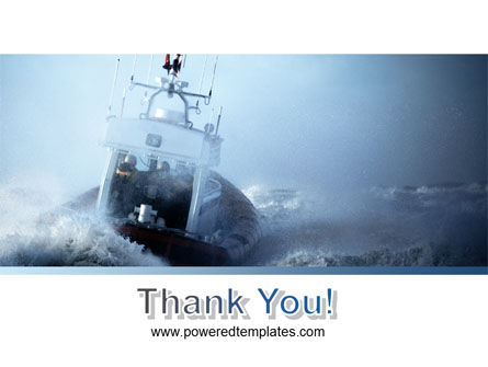 Sea Storm Powerpoint Template Backgrounds 04842 Poweredtemplate Com Hurricane Powerpoint Template Free
