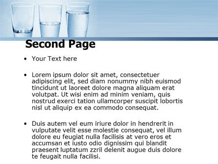 Modèle PowerPoint de verre à moitié plein, Diapositive 2, 04919, Concepts commerciaux — PoweredTemplate.com