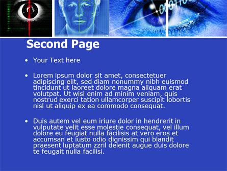 Biometrics PowerPoint Template, Slide 2, 04932, Technology and Science — PoweredTemplate.com