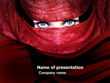 Mystic Beauty PowerPoint Template, Gratis PowerPoint-sjabloon, 04951, Art & Entertainment — PoweredTemplate.com