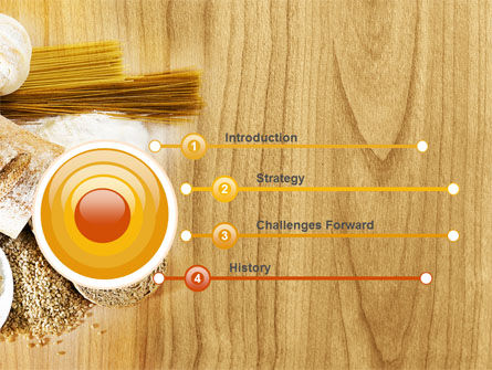 Plantilla de PowerPoint alimento b sico fondos 04956 