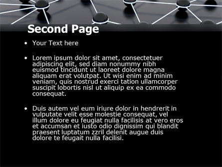 Particles PowerPoint Template, Slide 2, 04977, Technology and Science — PoweredTemplate.com