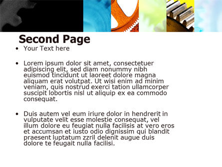 Modèle PowerPoint de roue dentée, Diapositive 2, 04984, Services / Industriel — PoweredTemplate.com