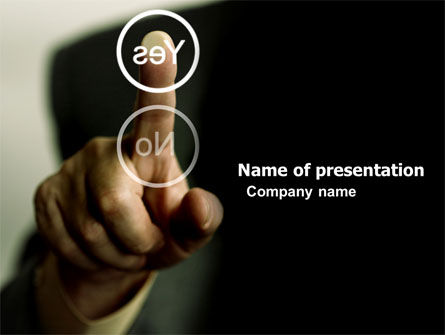 Ja keine fragen PowerPoint Vorlage, PowerPoint-Vorlage, 04992, Business Konzepte — PoweredTemplate.com