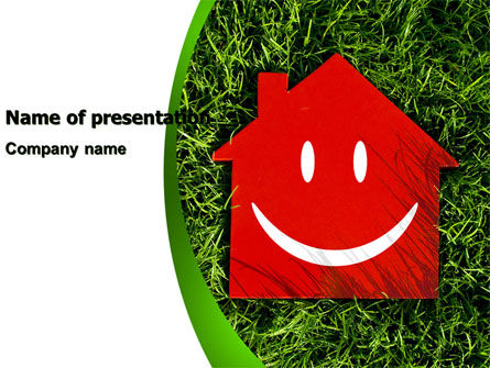 Modèle PowerPoint de red home, Gratuit Modele PowerPoint, 05003, Finance / Comptabilité — PoweredTemplate.com