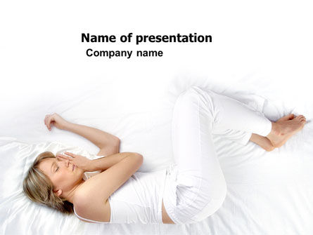 Bedtime PowerPoint Template, Free PowerPoint Template, 05010, Medical — PoweredTemplate.com