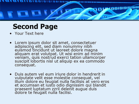 Plantilla de PowerPoint - cableado, Diapositiva 2, 05030, Tecnología y ciencia — PoweredTemplate.com