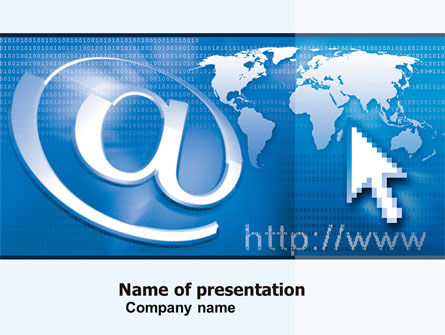 Website Oplossing PowerPoint Template, Gratis PowerPoint-sjabloon, 05034, Technologie en Wetenschap — PoweredTemplate.com