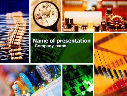 Diode PowerPoint Template, Free PowerPoint Template, 05040, Technology and Science — PoweredTemplate.com
