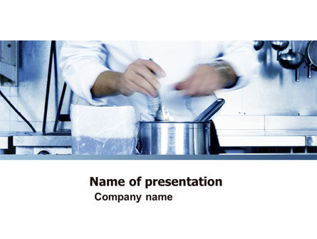 Cooking PowerPoint Template, Gratis PowerPoint-sjabloon, 05056, Carrière/Industrie — PoweredTemplate.com