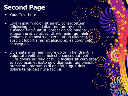 Modelo do PowerPoint - color splash, Deslizar 2, 05061, Abstrato/Texturas — PoweredTemplate.com